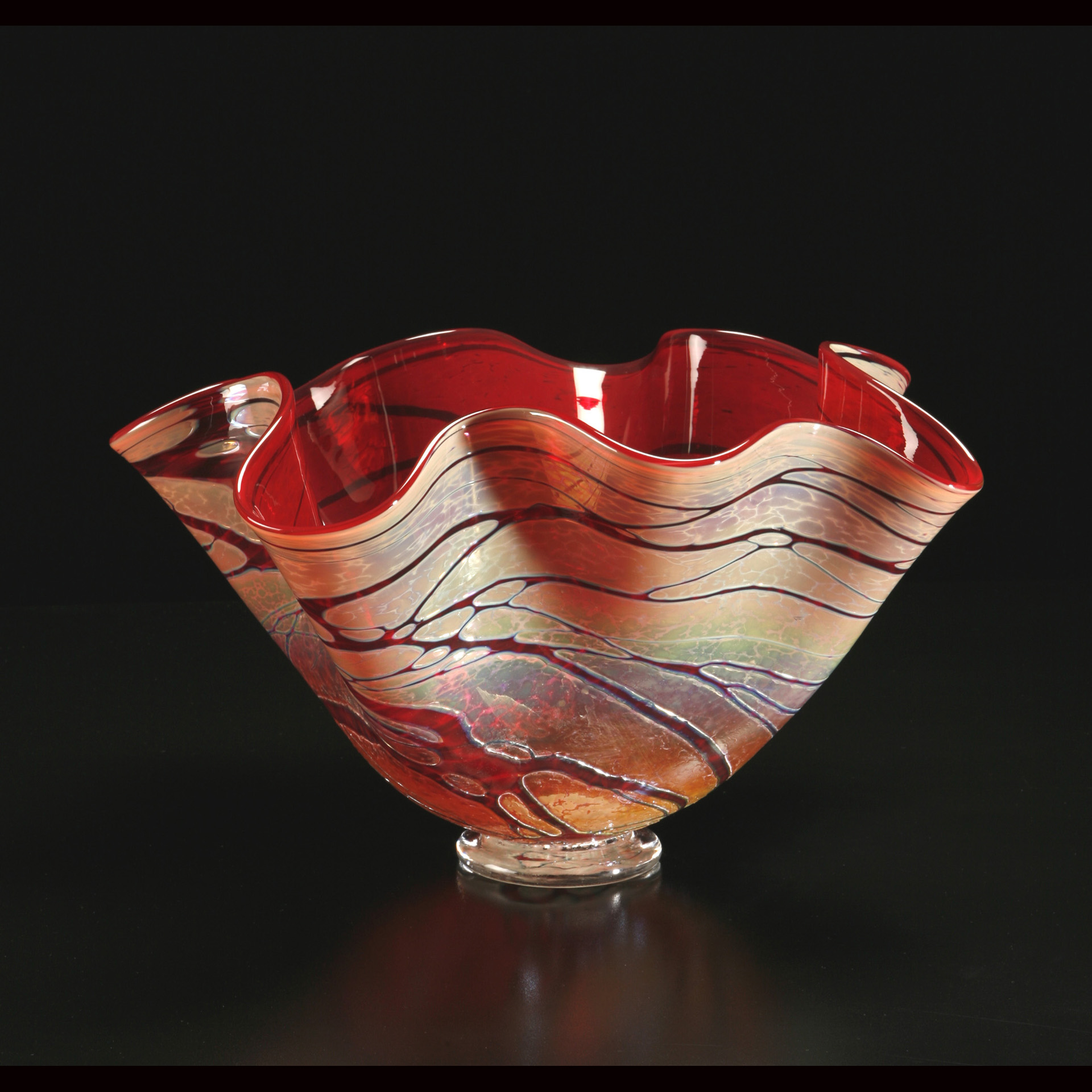 Golden Gem Fluted Bowl